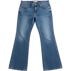 Levis 515 Boot Cut Stretch Jeans Womens 18W Medium Wash Denim Mid Rise New